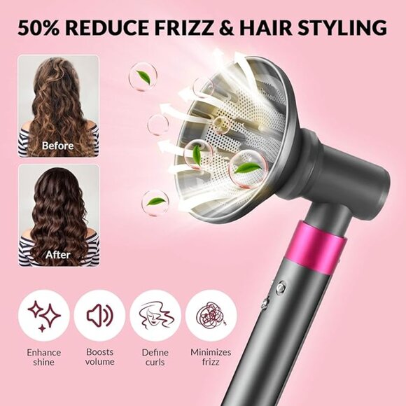 Diffuser and Adaptor for Dyson Air wrap Styler Into A Hair Dryer Combination - Picture 8 of 8